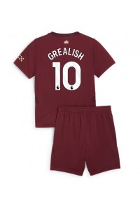 Manchester City Jack Grealish #10 Babytruitje 3e tenue Kind 2024-25 Korte Mouw (+ Korte broeken)